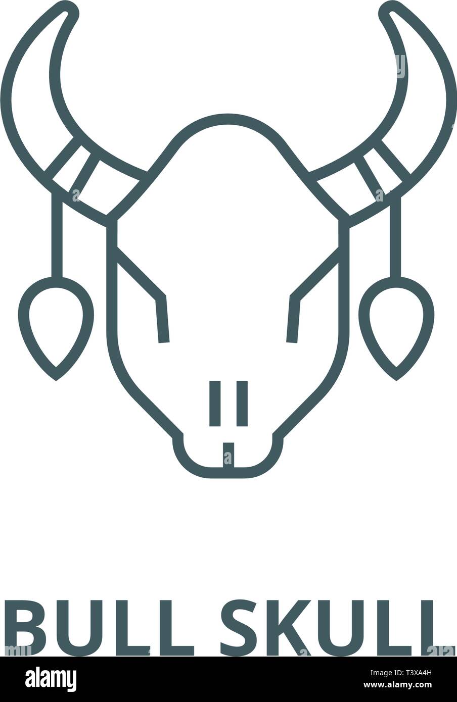 Bulls Logo Outline