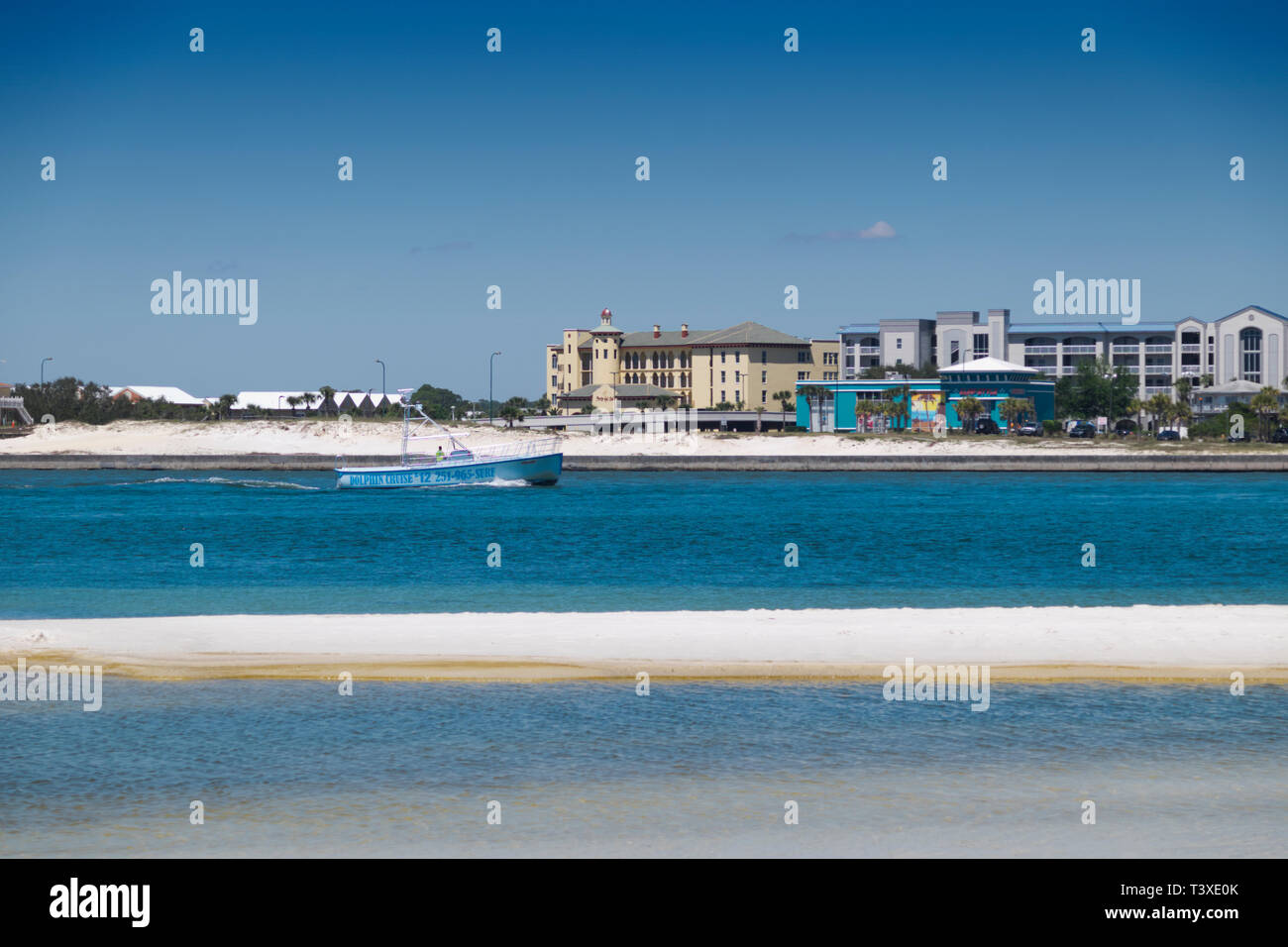 Gulf Of Mexico Beach At Perdido Pass In Orange Beach Alabama USA 