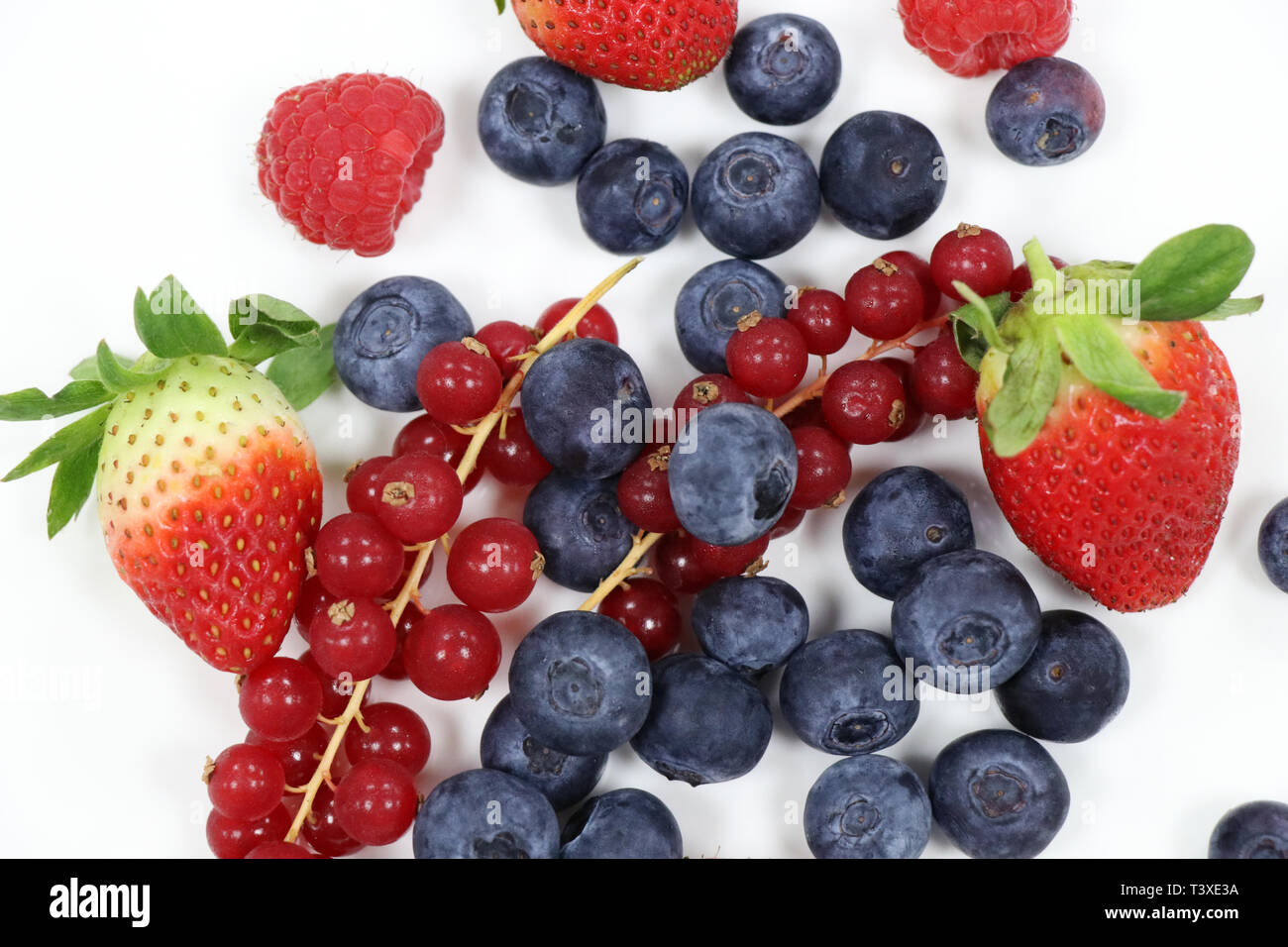 fresh mixed berries Stock Photo