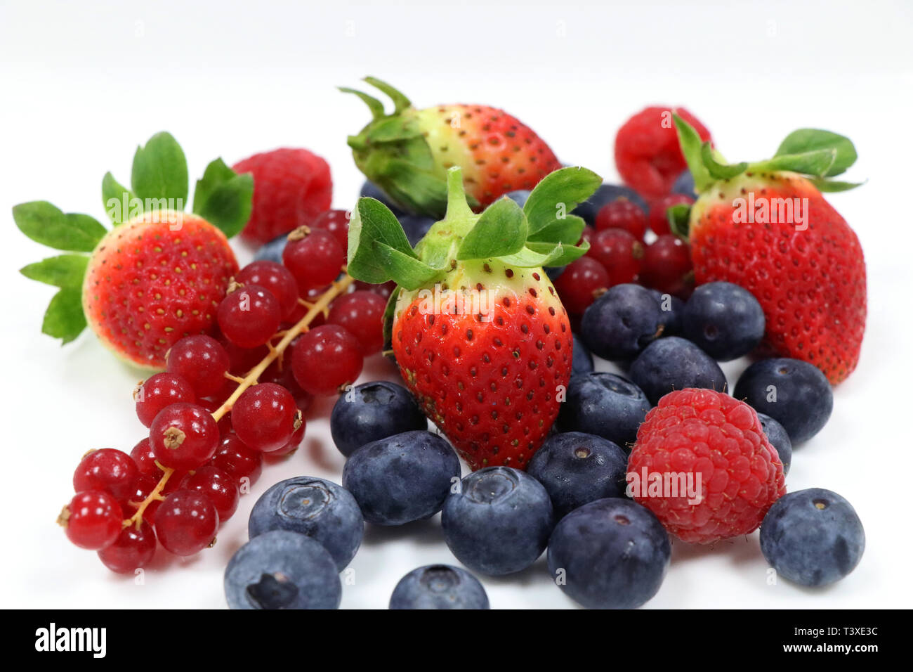 fresh mixed berries Stock Photo