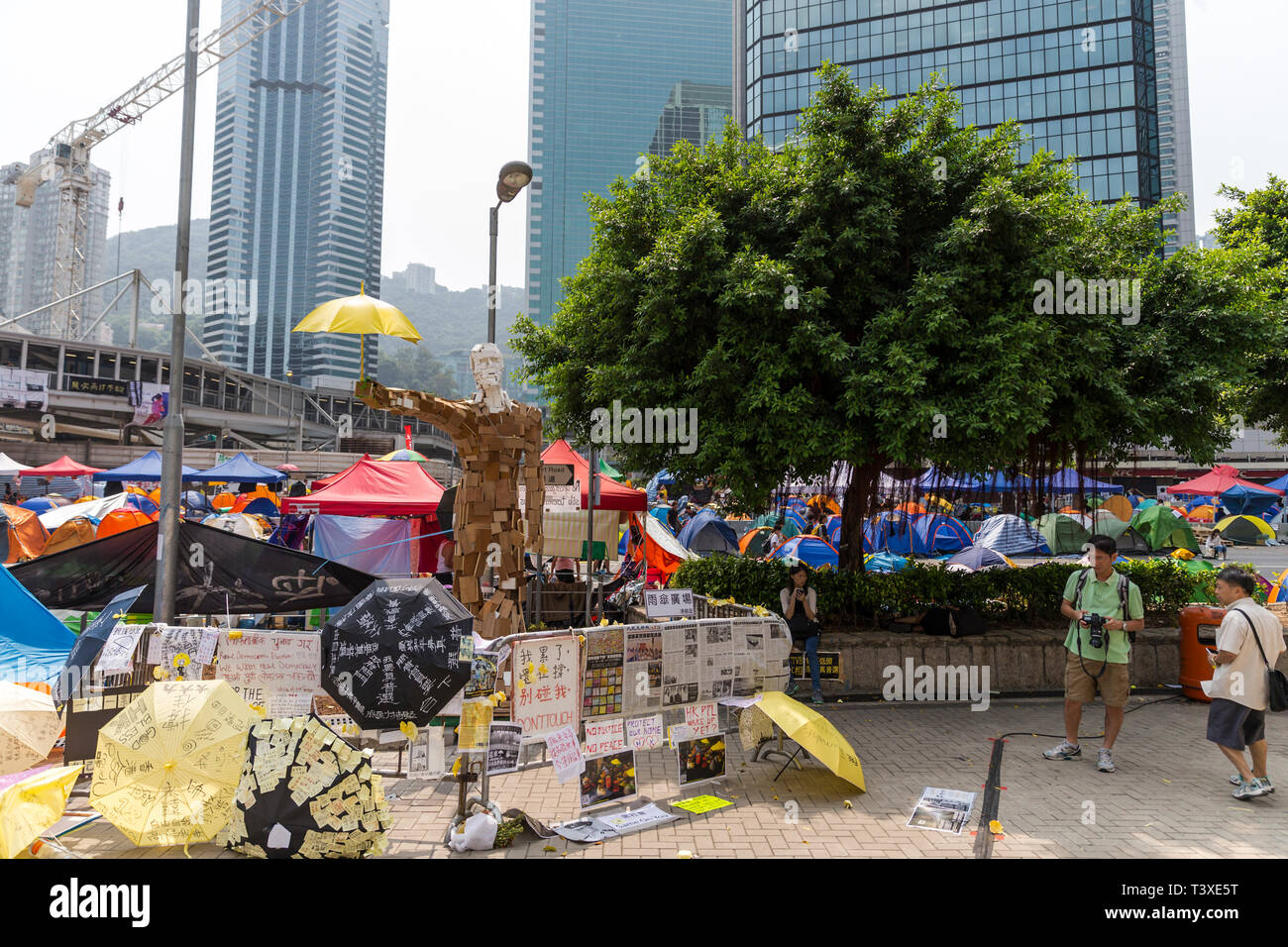 Hong Kong Yellow Umbrella protests saw main roads blockaded against