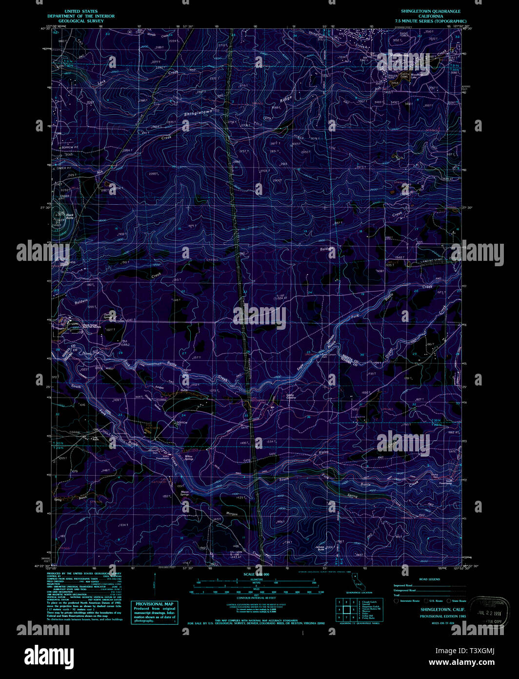 Shingletown california map hires stock photography and images Alamy