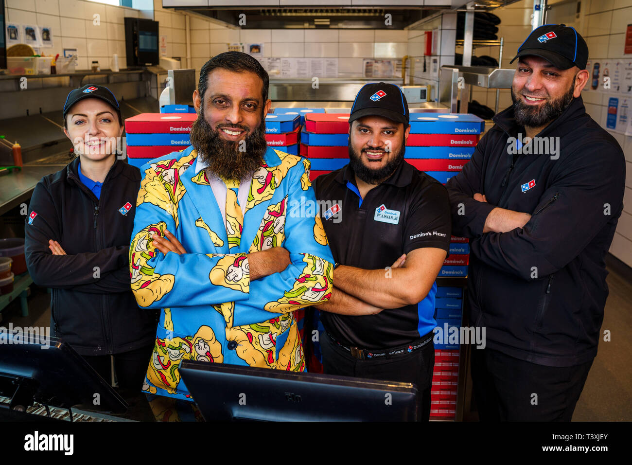 Suits you Sir pizza tycoon Arshad Yasin opens Domino’s 1,100th store