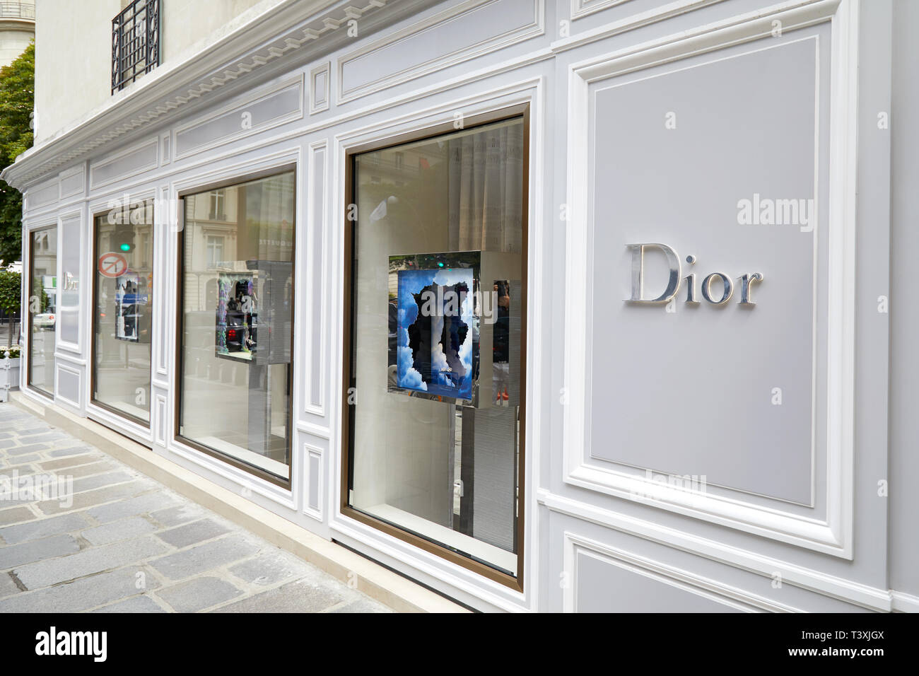 Christian Dior store editorial photography. Image of display