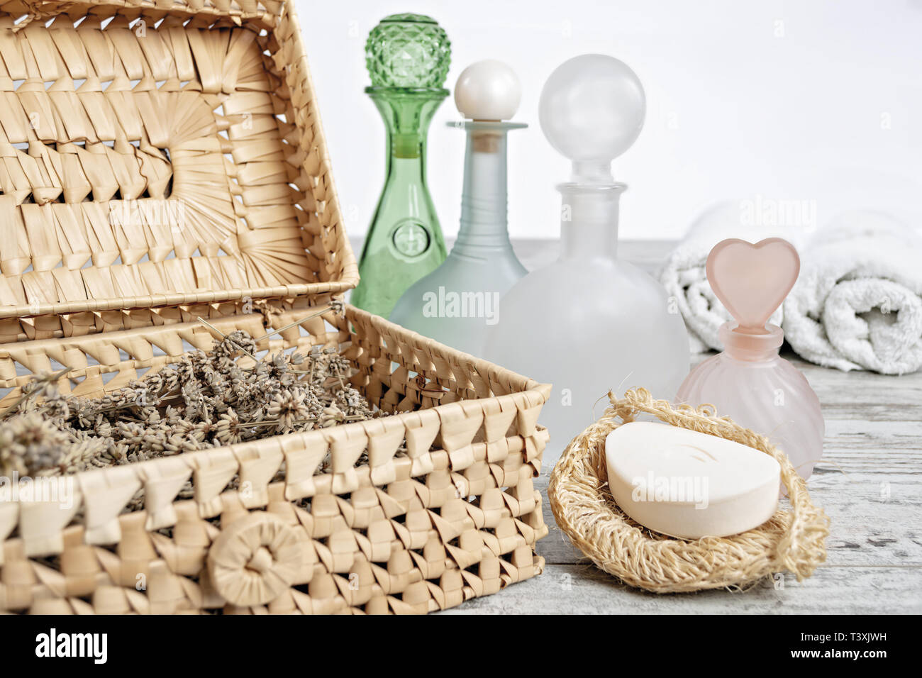 aromaterapia bagno Stock Photo