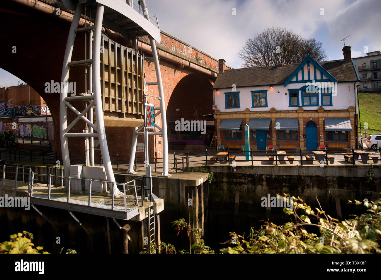The Tyne public house at the mouth of the Ouseburn, NewcastleuponTyne