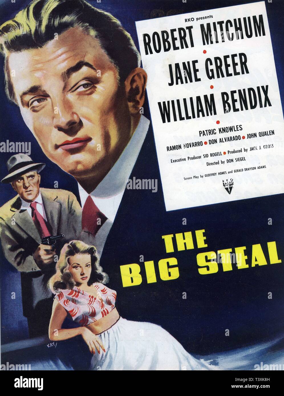 Robert Mitchum Jane Greer William Bendix THE BIG STEAL 1949 director