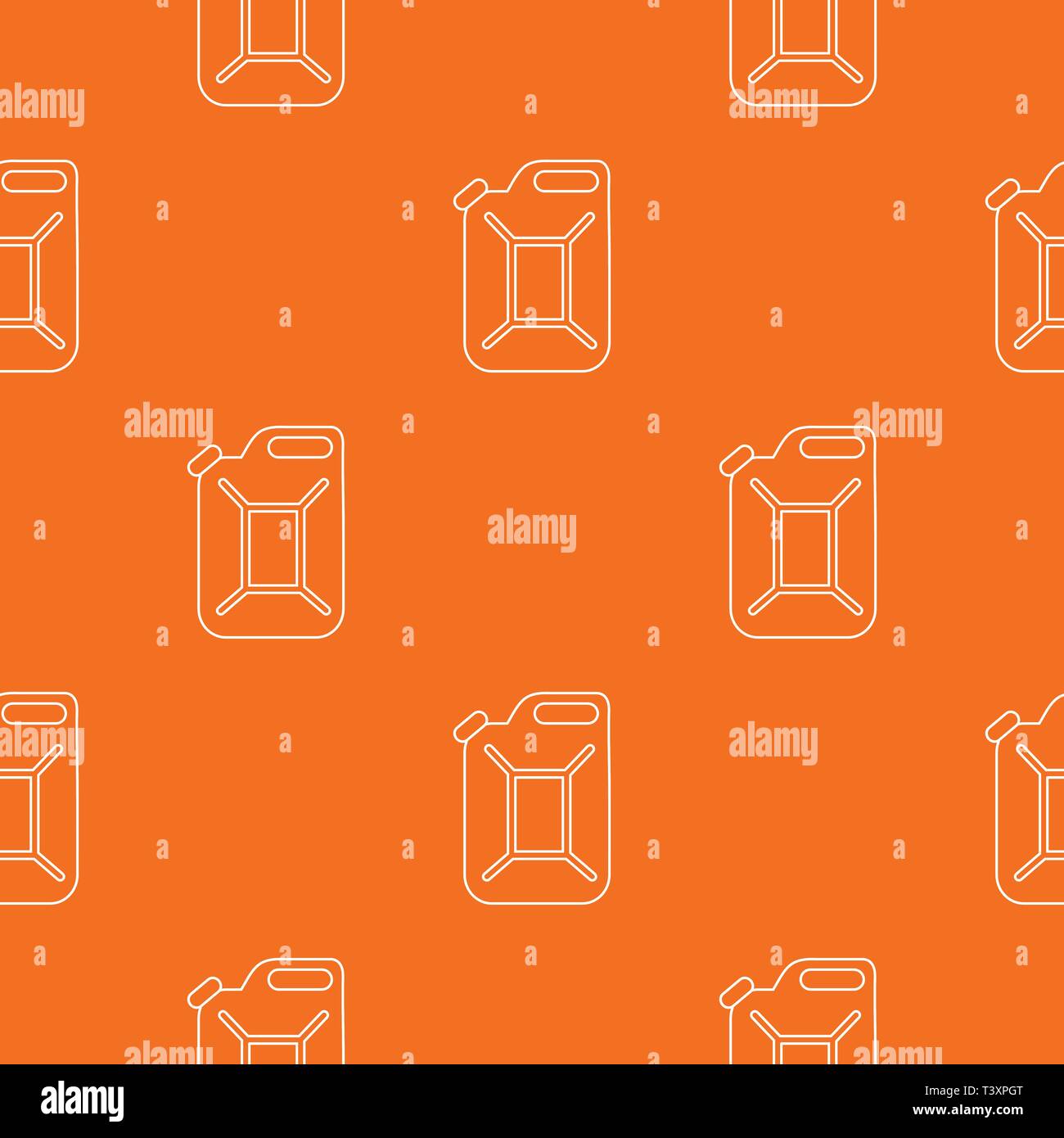 Canister pattern vector orange Stock Vector