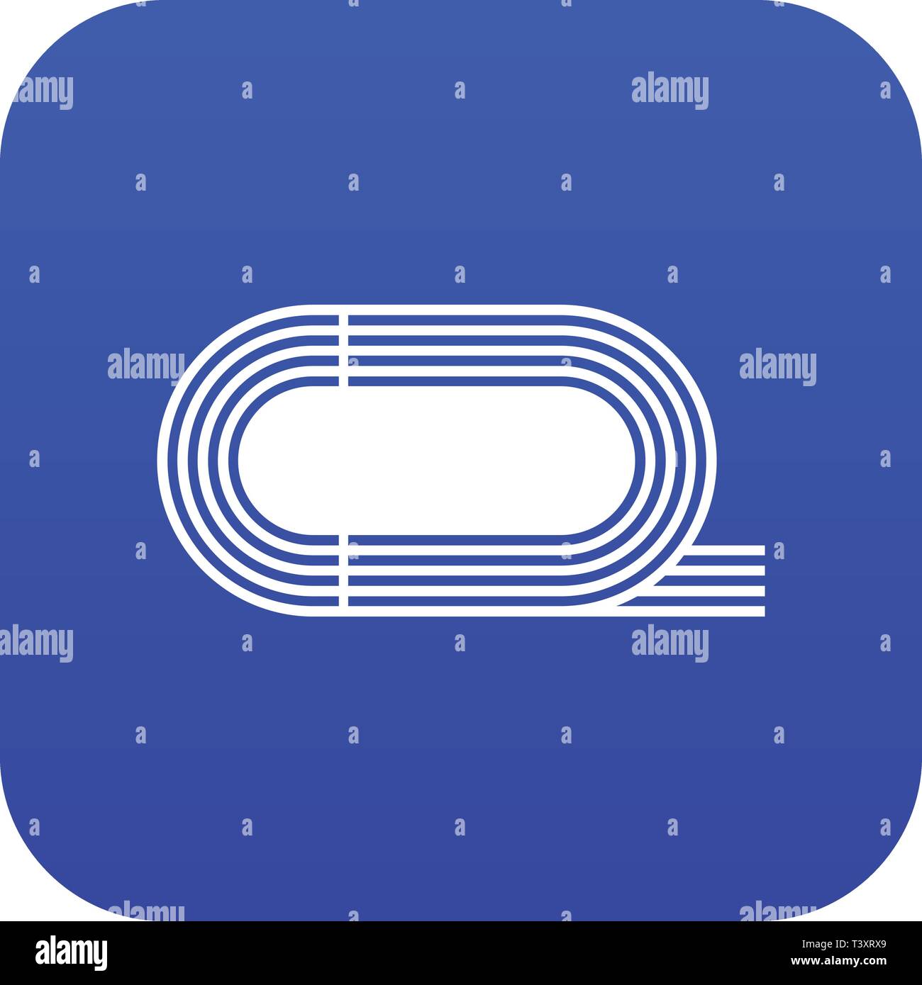 Athletic stadium icon digital blue Stock Vector Image & Art - Alamy