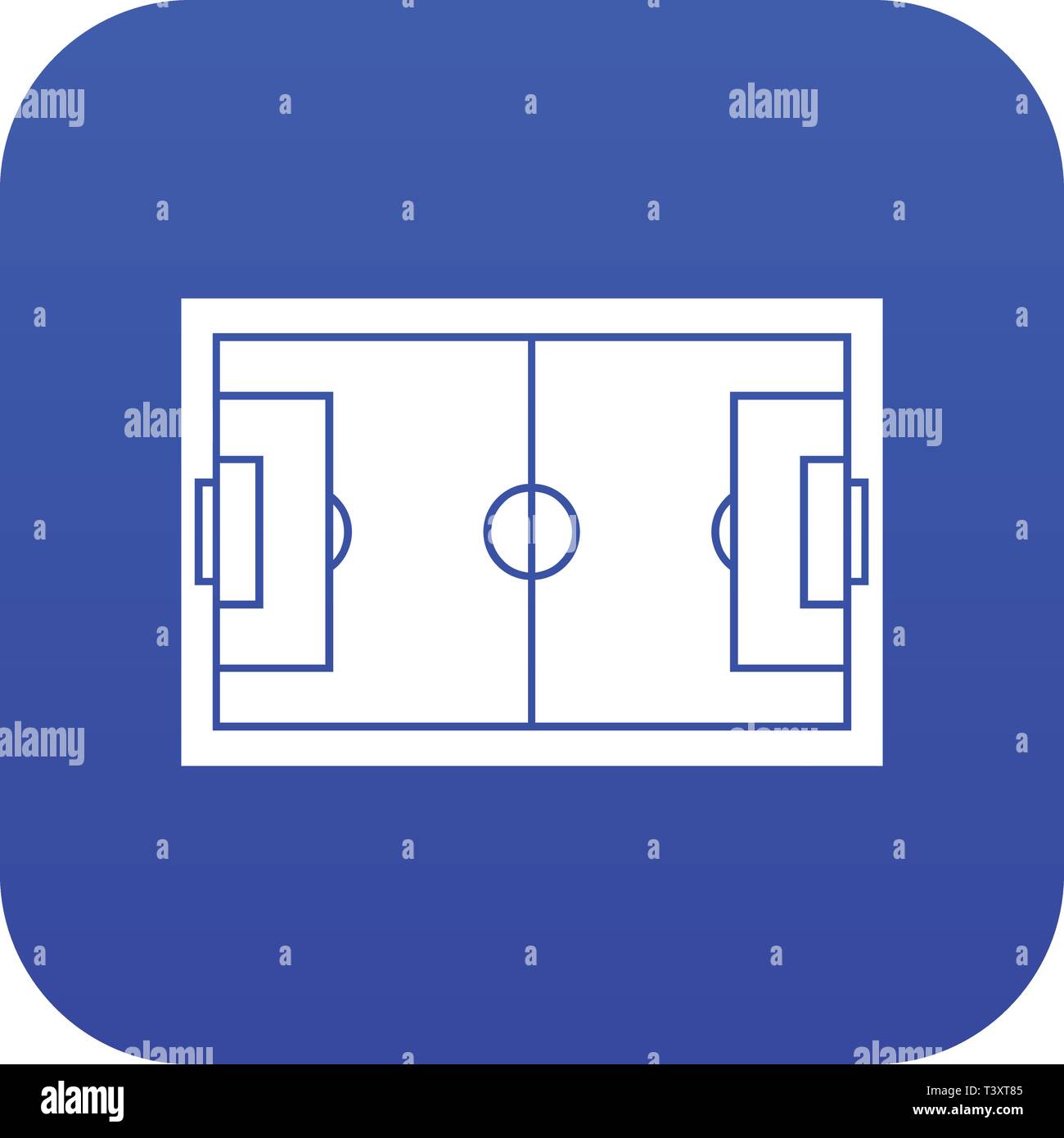 Soccer field icon digital blue Stock Vector Image & Art - Alamy