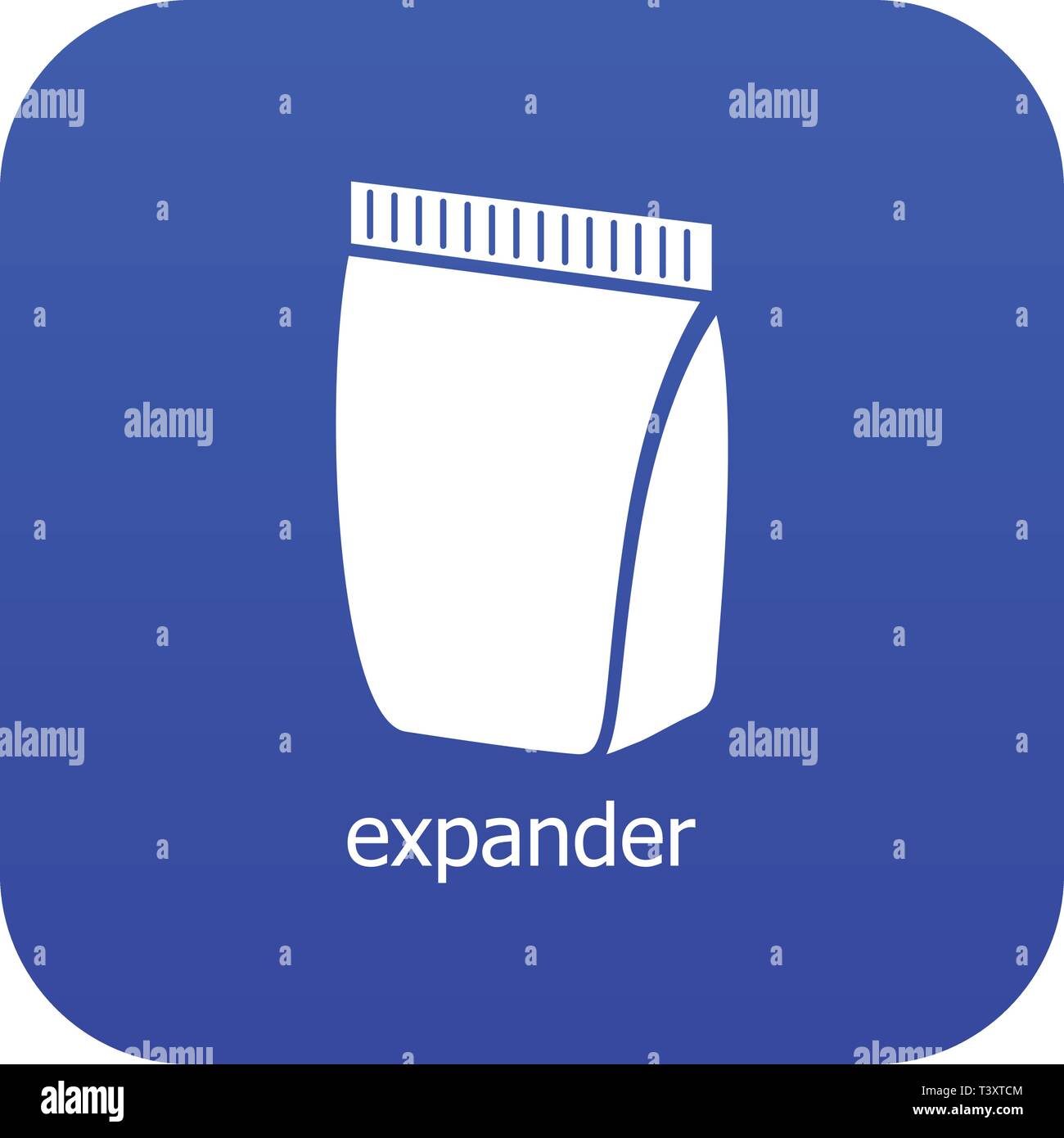 Package icon blue vector Stock Vector Image & Art - Alamy