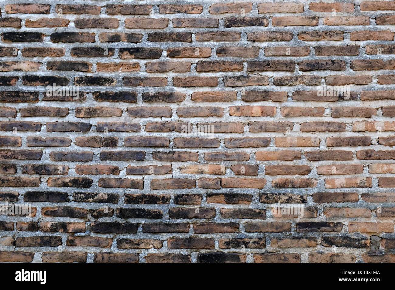 Background of old vintage dirty brick wall. wall with space Stock Photo ...