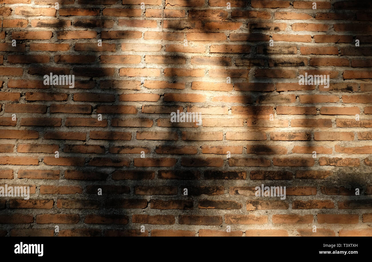 Background of old vintage dirty brick wall. wall with space Stock Photo ...