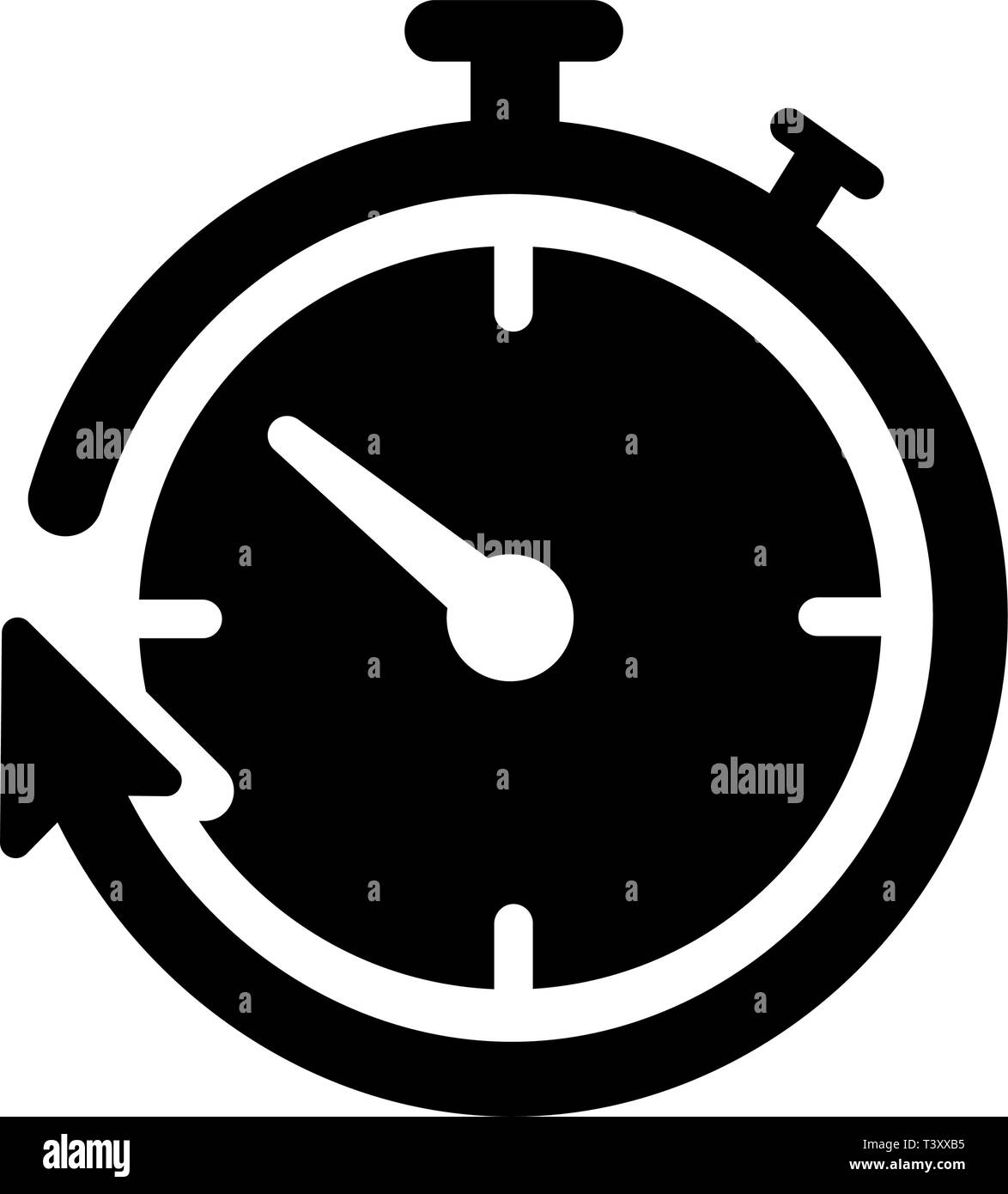 Timer Icon Vector Stock Vector Image & Art - Alamy
