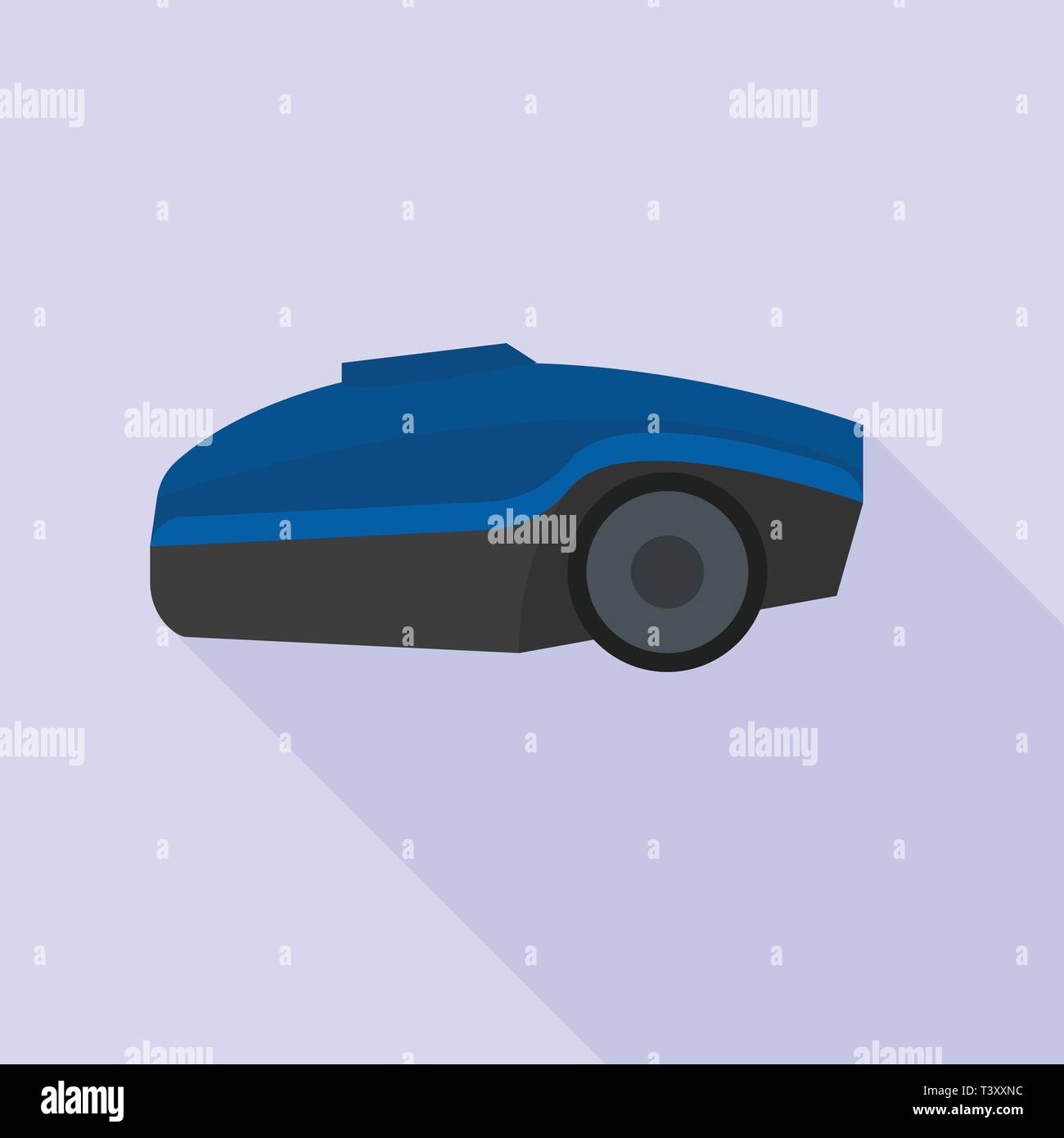 Modern lawn mower icon, flat style Stock Vector Image & Art - Alamy