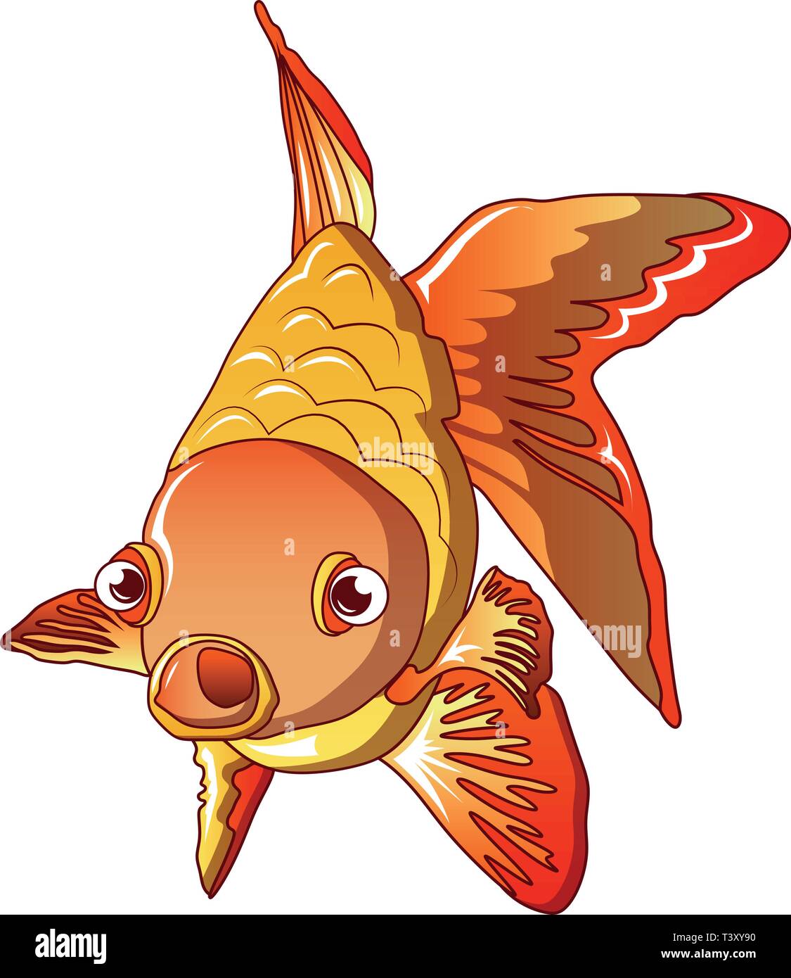 Goldfish Cartoon High Resolution Stock Photography and Images Alamy