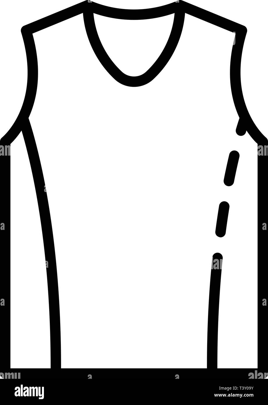 Basketball vest icon, outline style Stock Vector Image & Art - Alamy