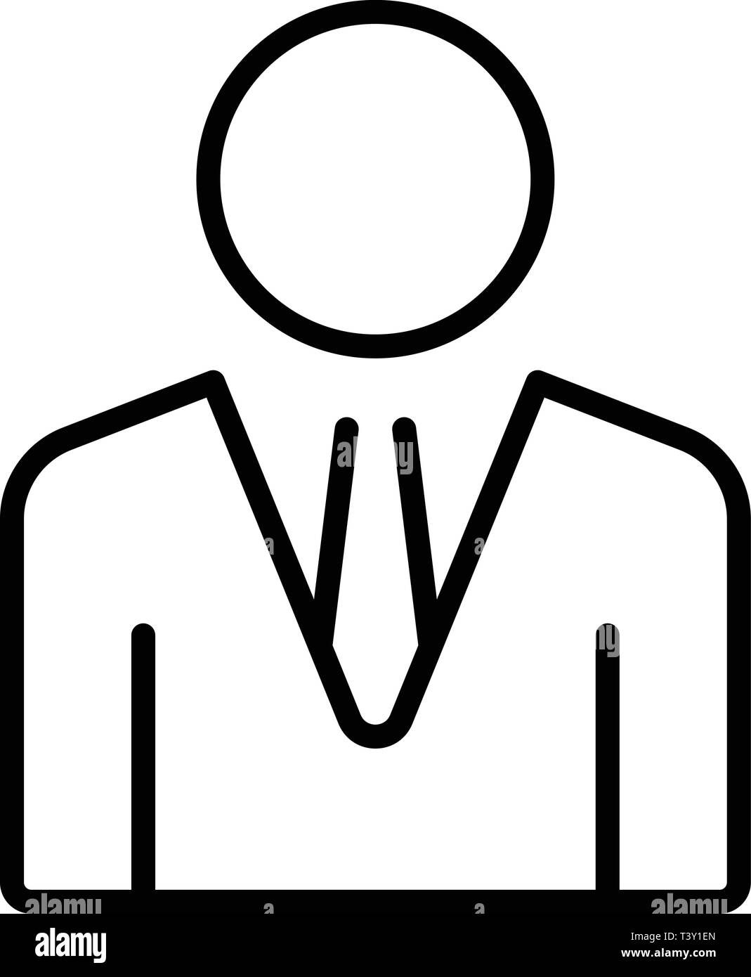 Company boss icon, outline style Stock Vector Image & Art - Alamy