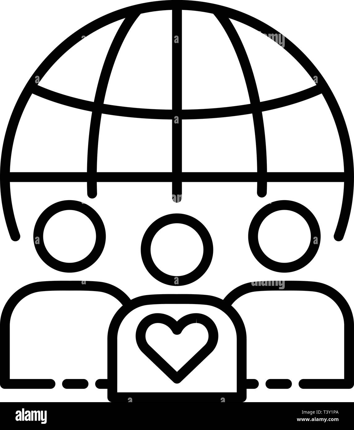 Charity organization logo Black and White Stock Photos & Images - Alamy