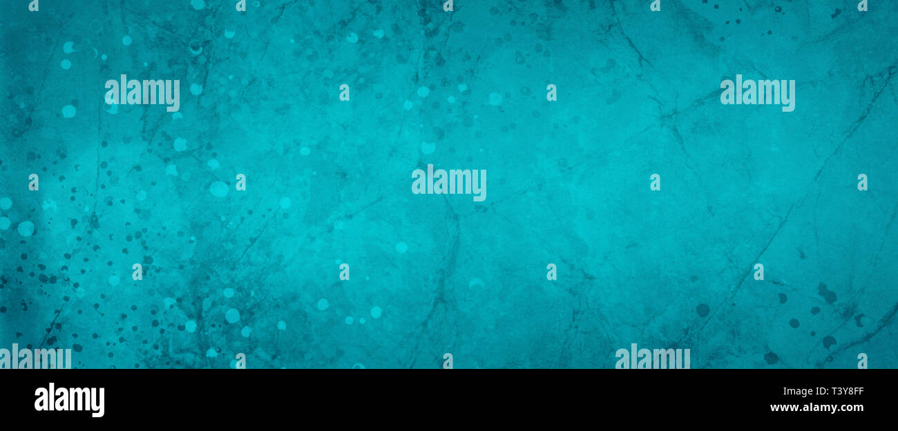 old distressed blue background with vintage texture and grunge stains ...