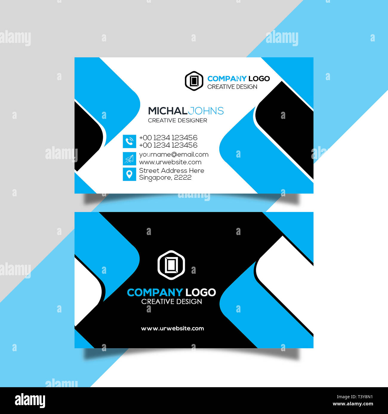 Modern card design hi-res stock photography and images - Alamy