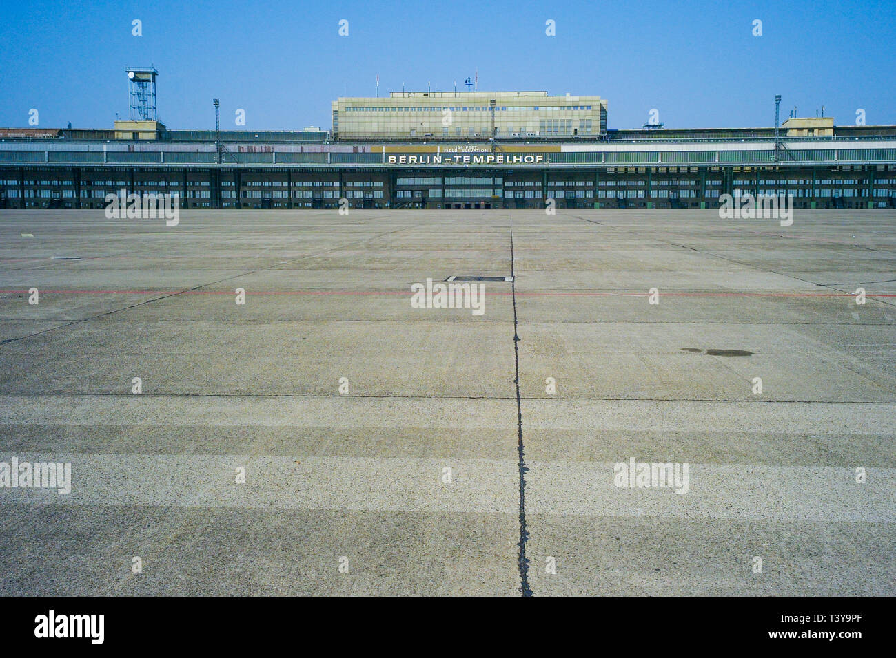 Berlin-Tempelhof airport, Berlin, Kreuzberg, Germany Stock Photo