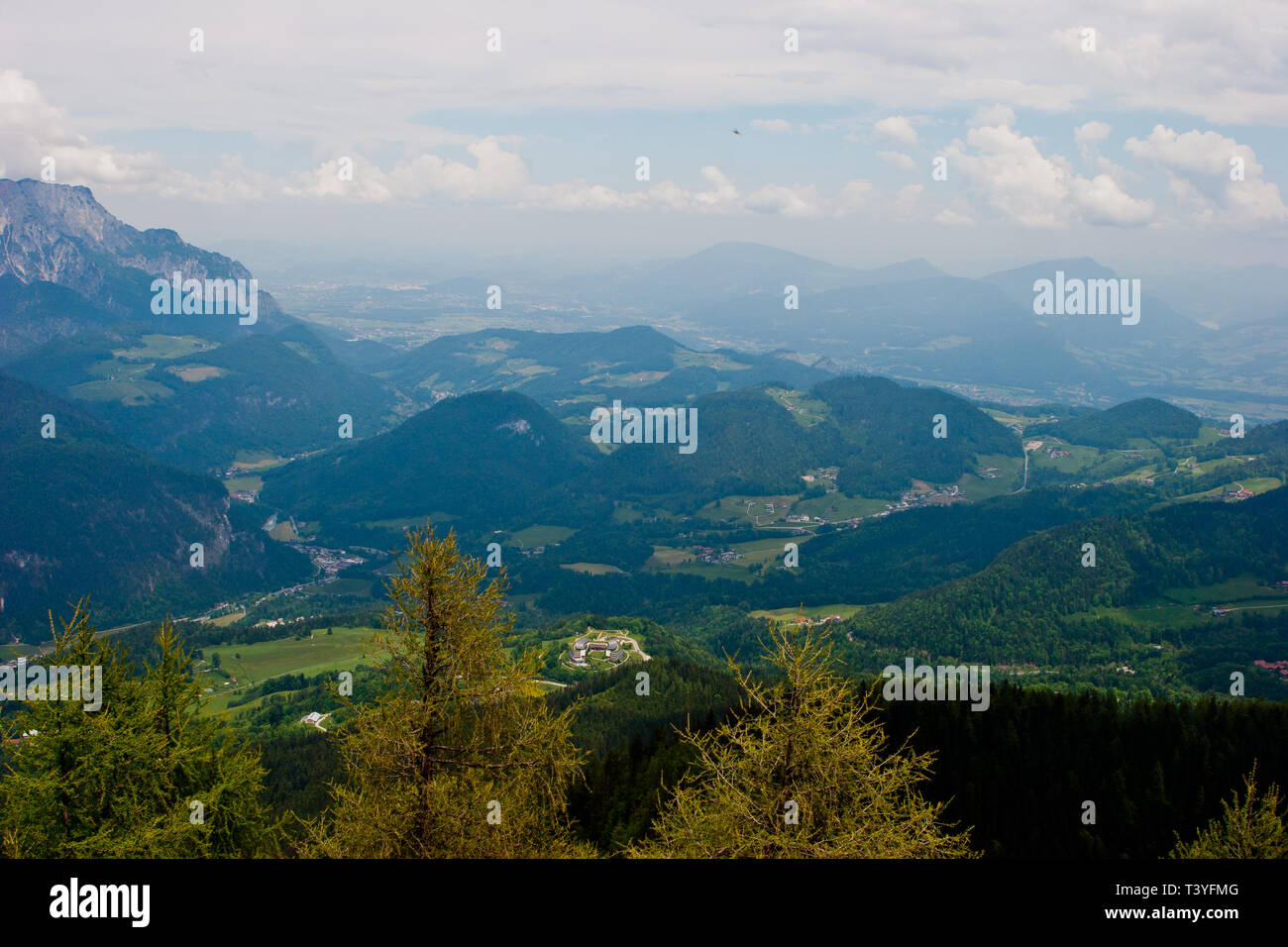 View from Hitlers Eagles nest Stock Photo