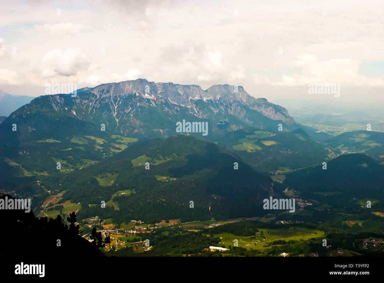 View from Hitlers Eagles nest Stock Photo