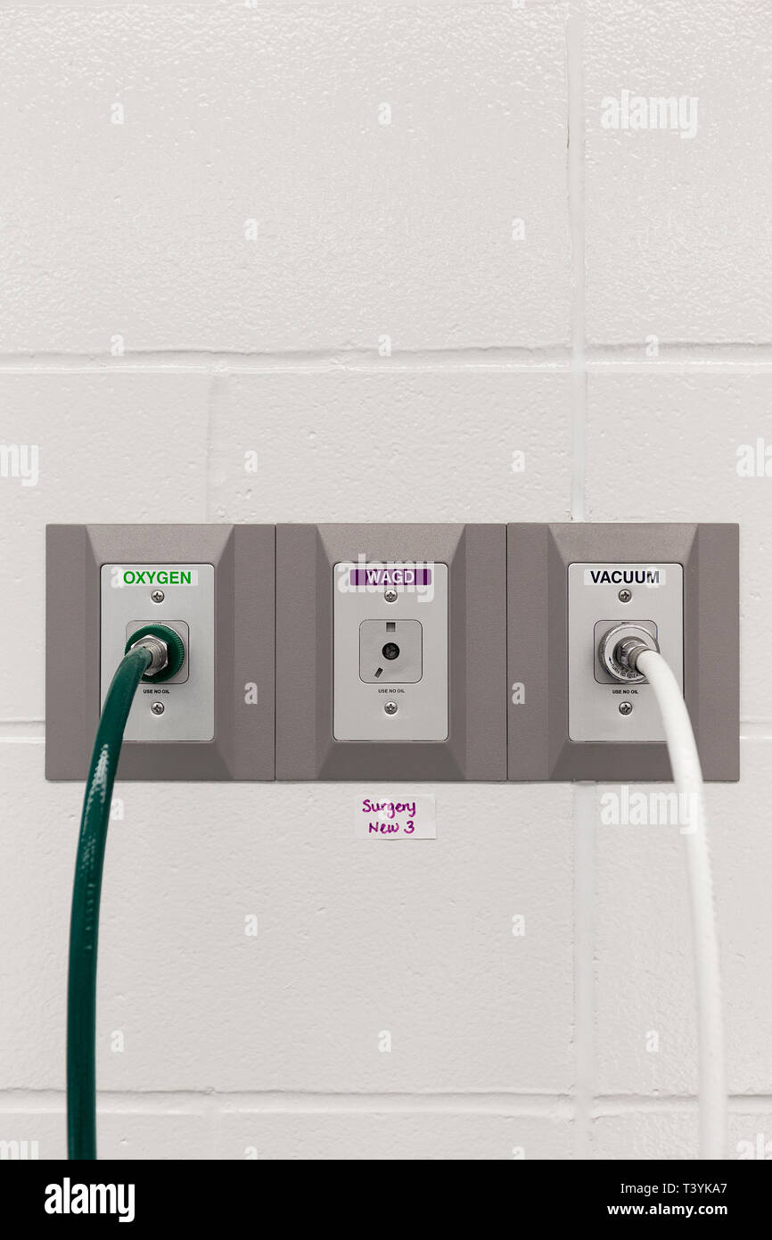 Oxygen wall outlet hi-res stock photography and images - Alamy