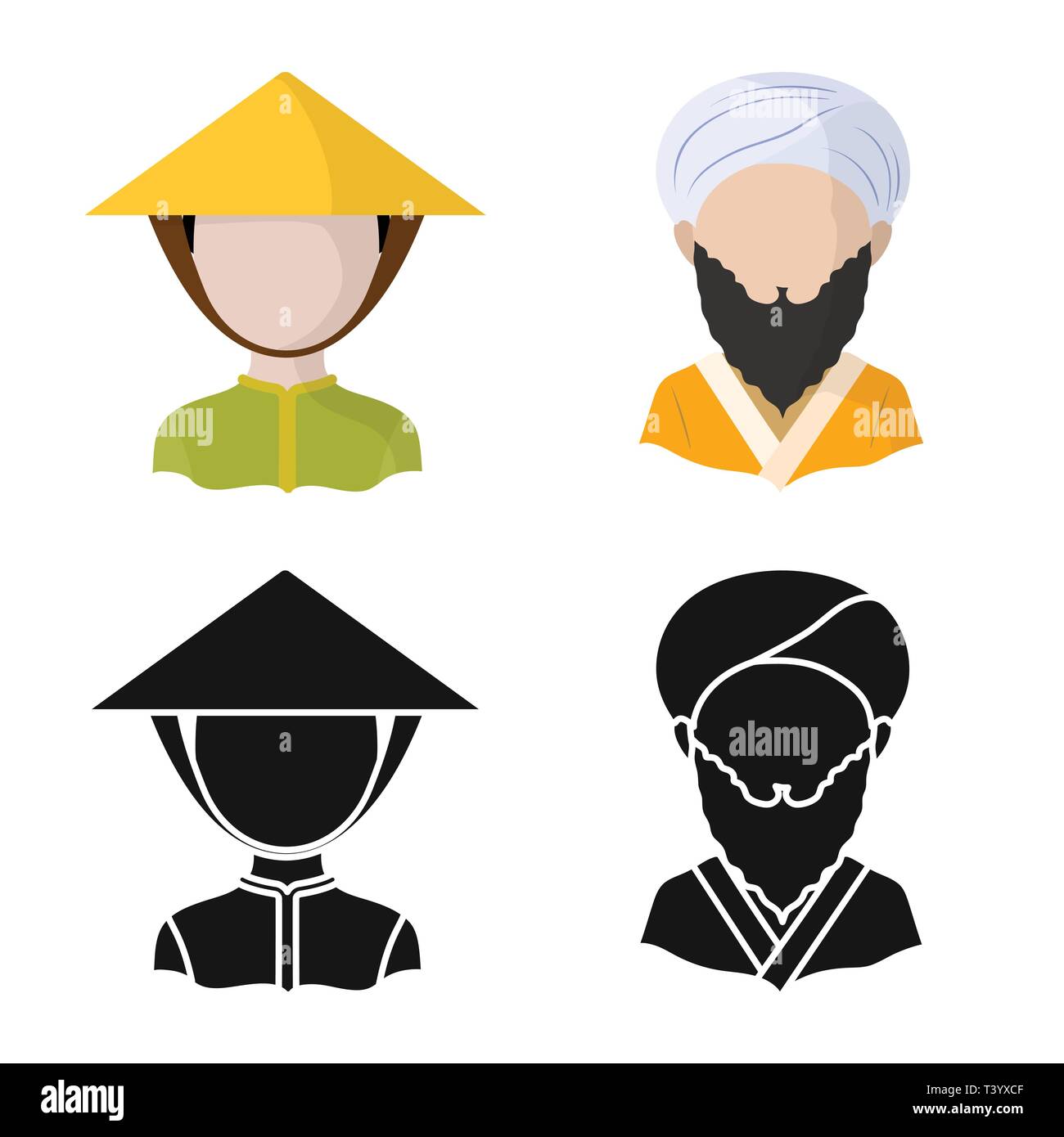 Vector design of imitator and resident logo. Set of imitator and ...
