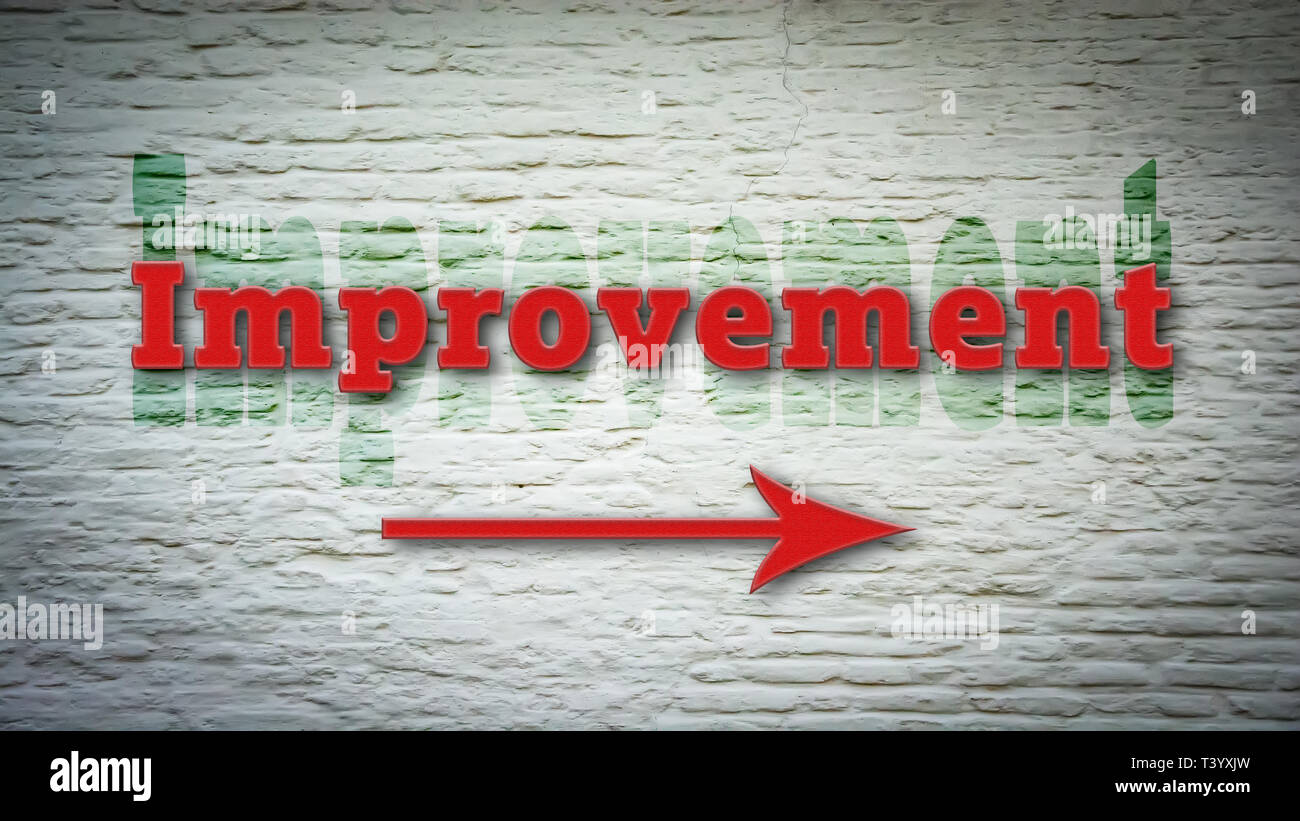 Improvement sign hi-res stock photography and images - Alamy