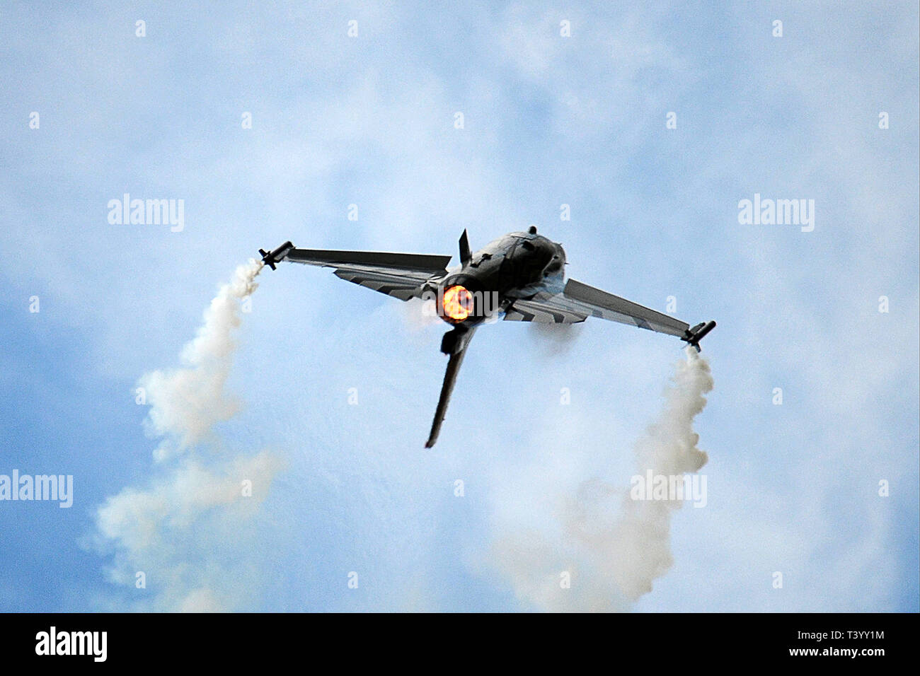 General Dynamics F-16 Fighting Falcon Stock Photo