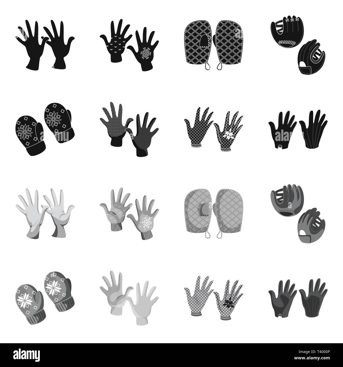 Vector design of silhouette and safety icon. Collection of silhouette and comfort stock symbol for web. Stock Vector