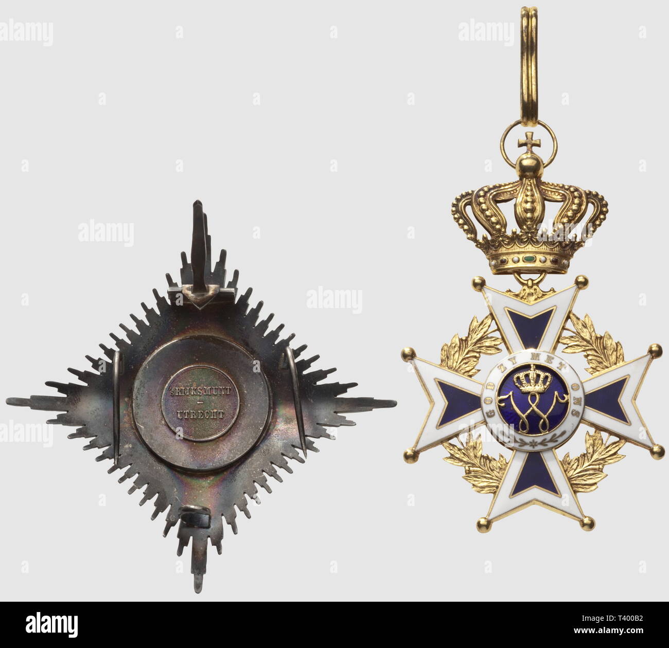 Légion d'honneur Napoléon 1er modèle 1804 avec ruban ** Belle Reproduction ** 