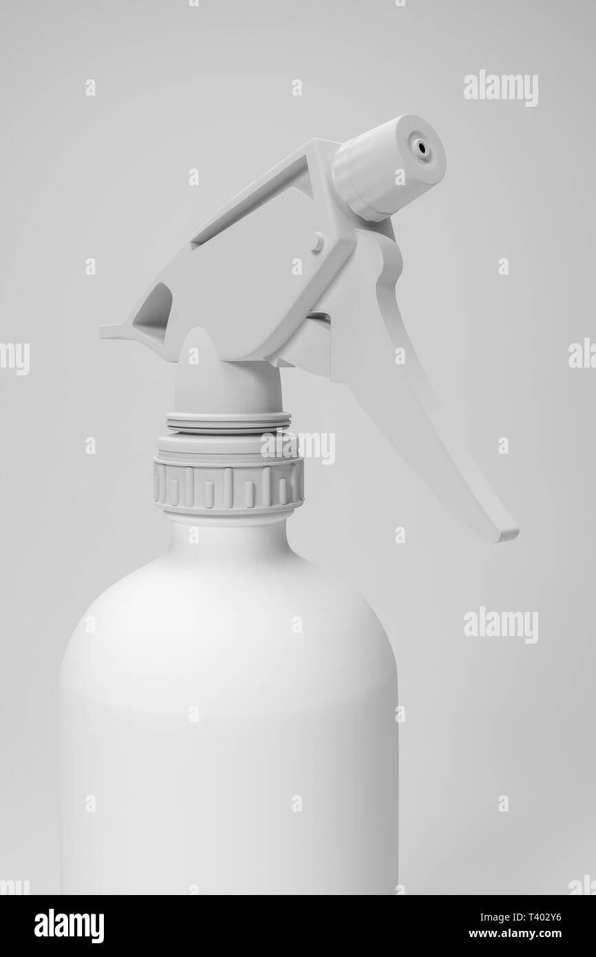 spray bottle isolated on white background 3d illustration Stock Photo ...