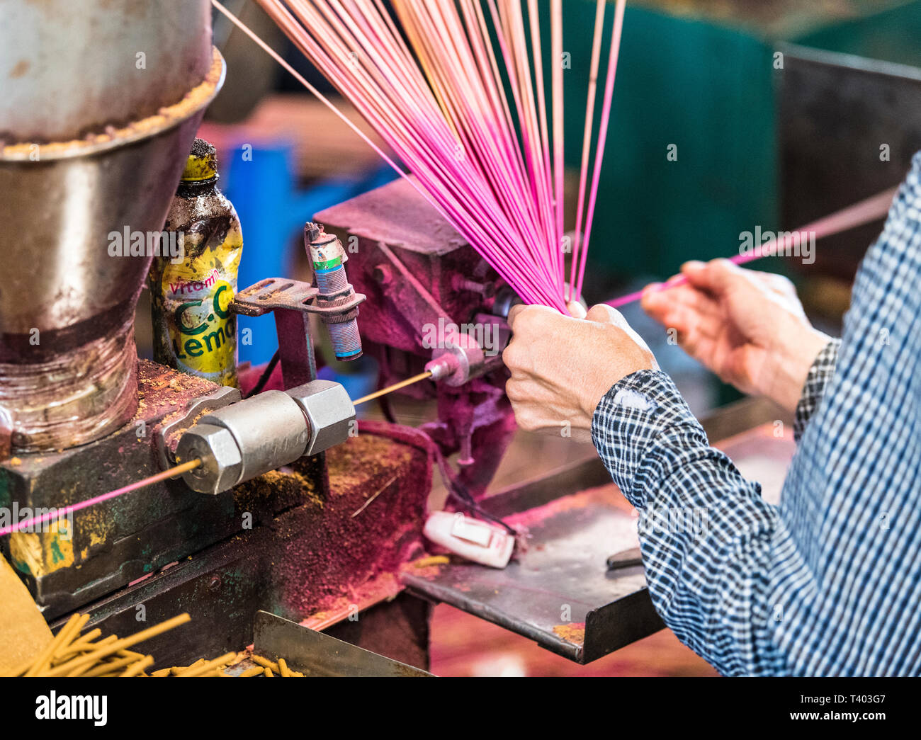 Making of incense sticks hi-res stock photography and images - Alamy