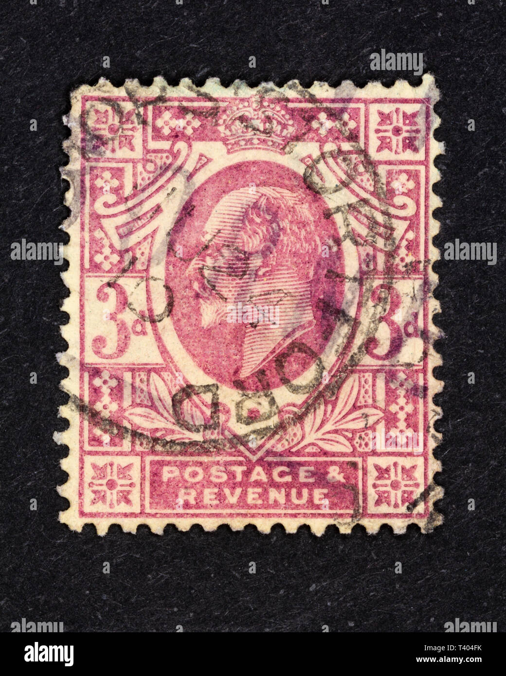 King Edward VII postage stamp Stock Photo Alamy