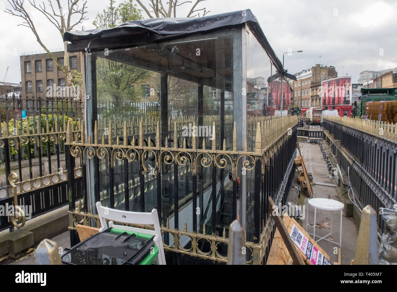 Converted Public Toilet Spitalfields Stock Photo Alamy