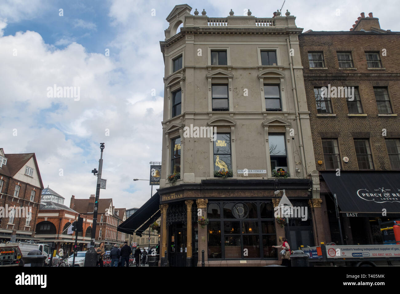 The ten bells fournier street london uk stock photo alamy