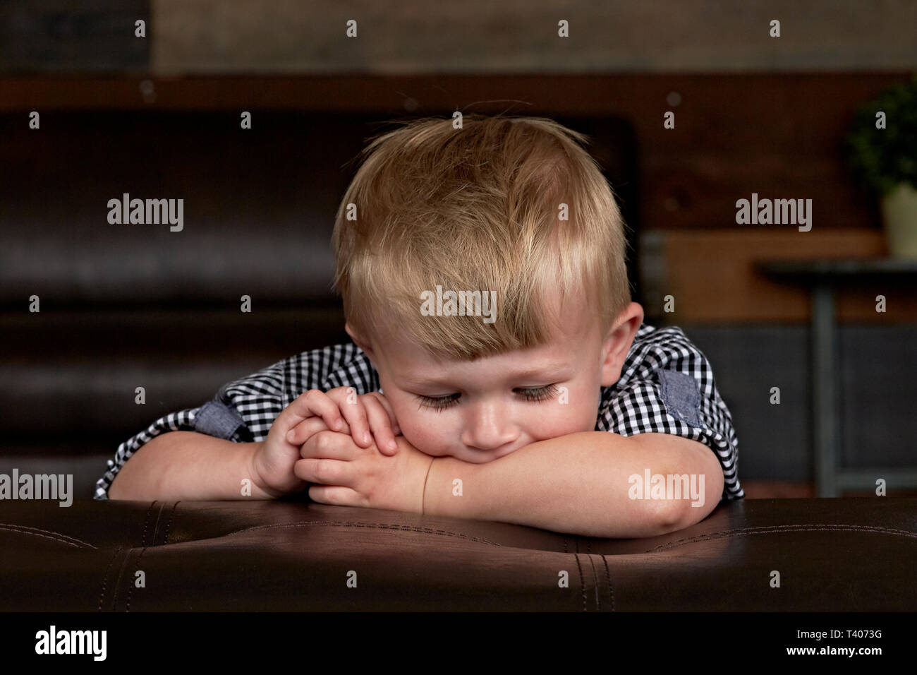 Little Boy Praying Stock Photo - Alamy