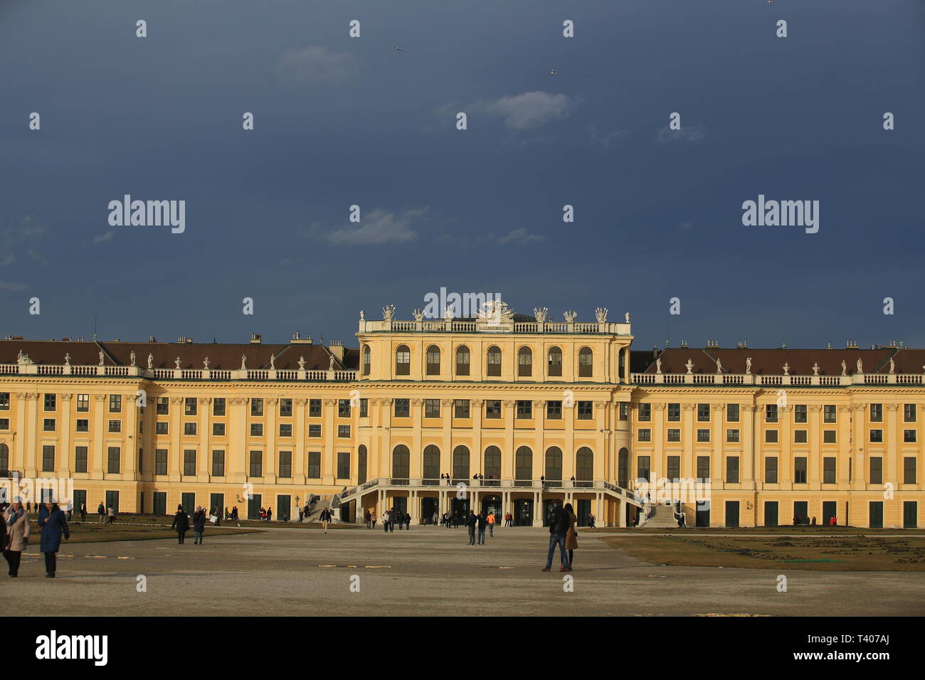 Schonbrunn Palace was the main summer residence of the Habsburg rulers, located in Hietzing