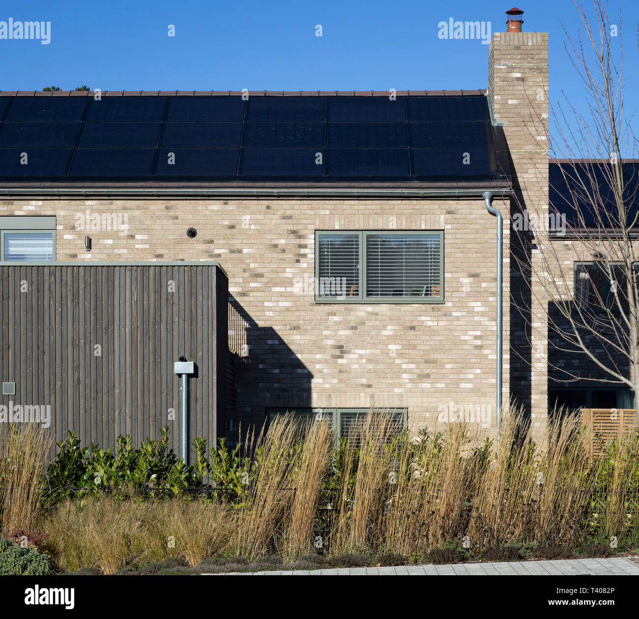 Detail view of house. Lovedon Lane, Kings Worthy, United Kingdom