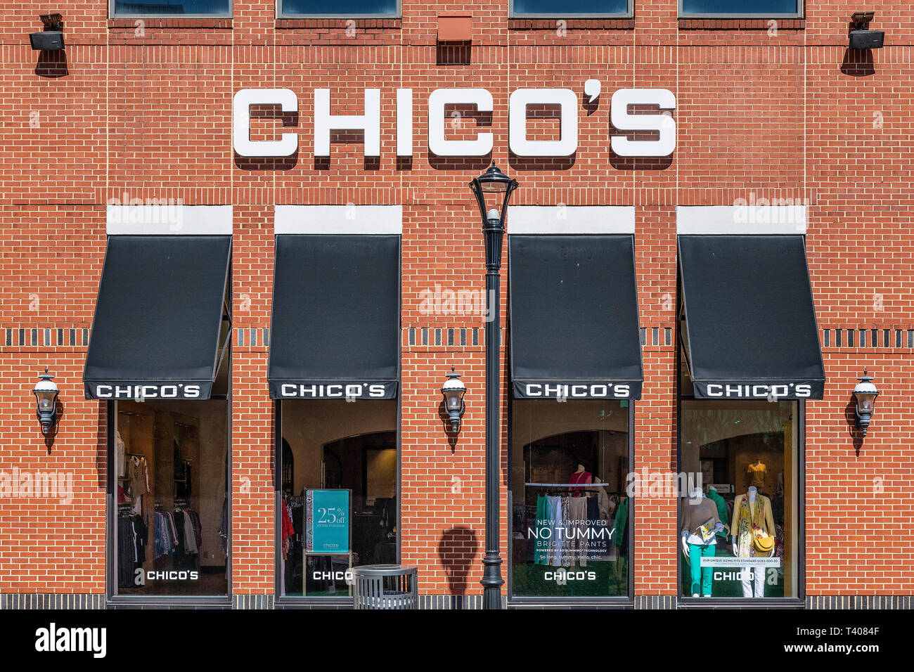 Chico's women's clothing retailer, Mall of Georgia, Beuford, Georgia, USA. Stock Photo