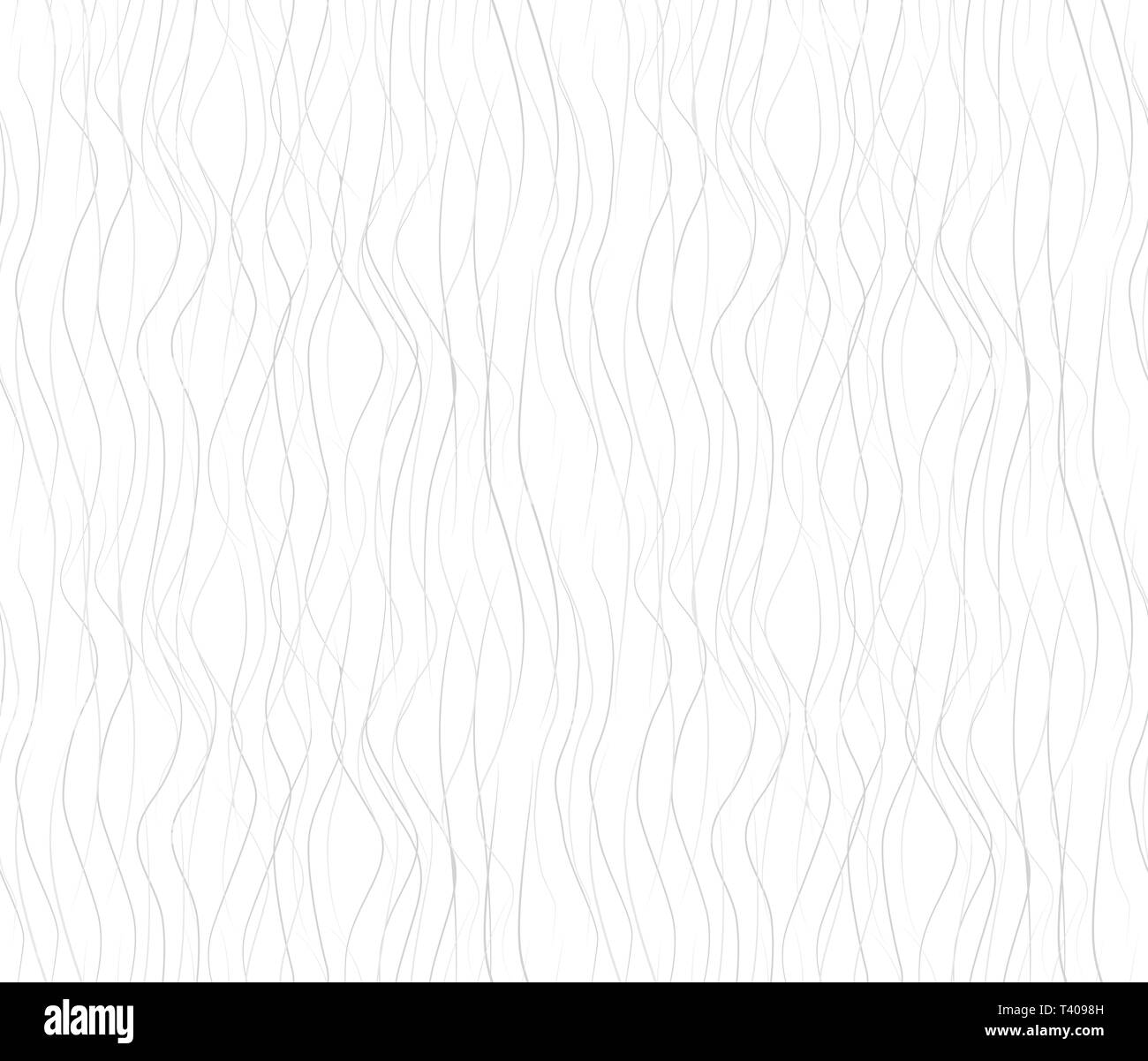Vector seamless pattern with wavy drawn lines Stock Vector