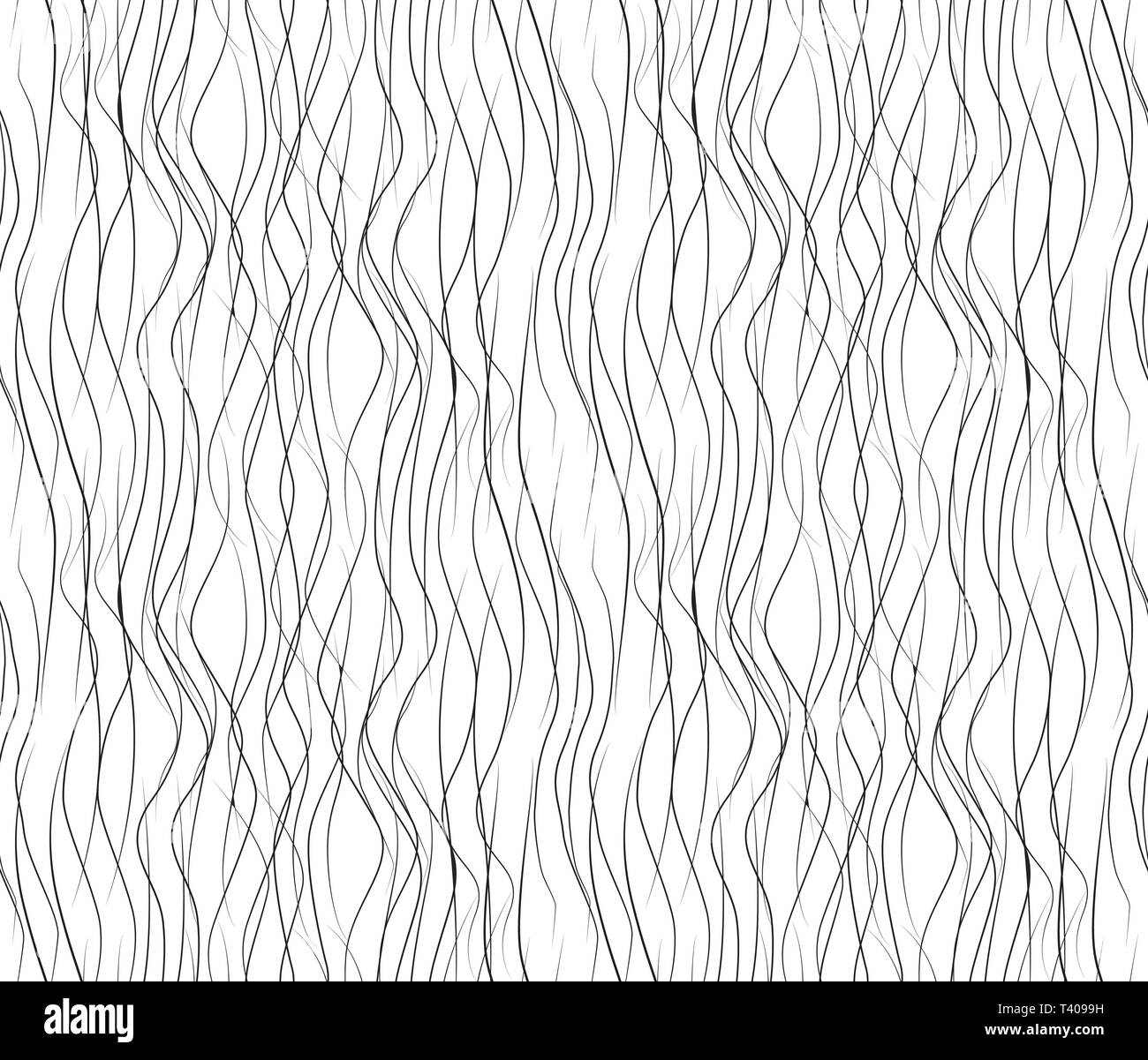 Vector seamless pattern with wavy drawn lines Stock Vector Image & Art ...