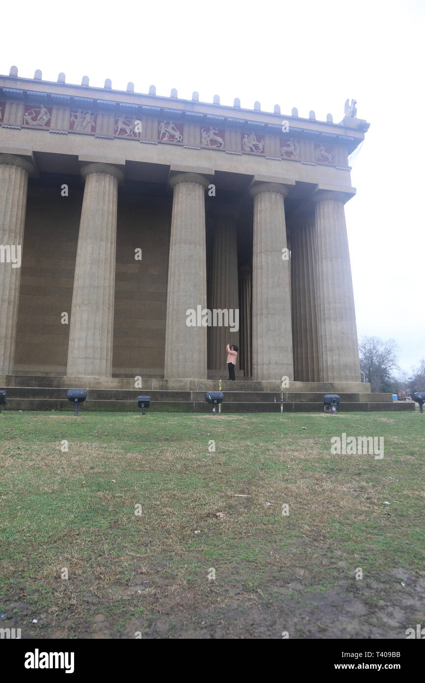 Parthenon replica Nashville Stock Photo