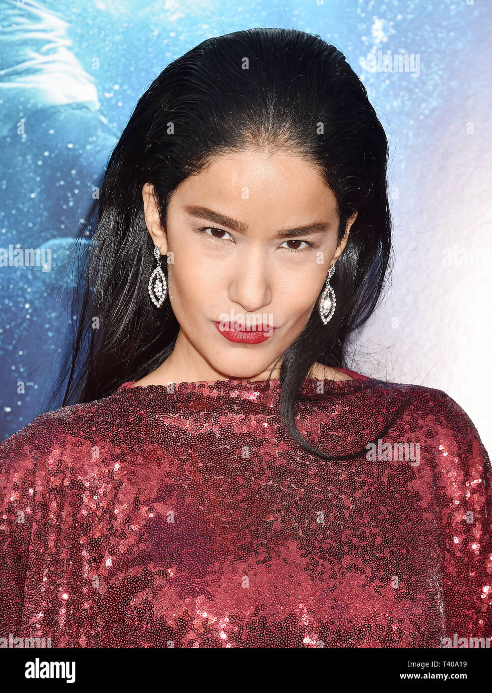 WESTWOOD, CA APRIL 11 Massiel Taveras attends the premiere of 20th