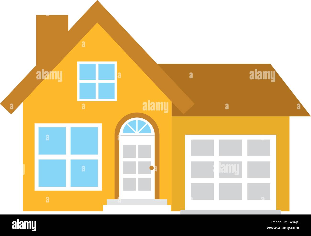 house facade exterior Stock Vector Image & Art - Alamy