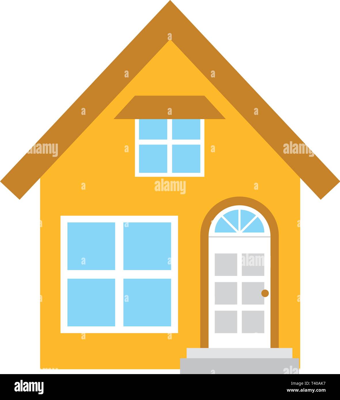 house facade exterior Stock Vector Image & Art - Alamy