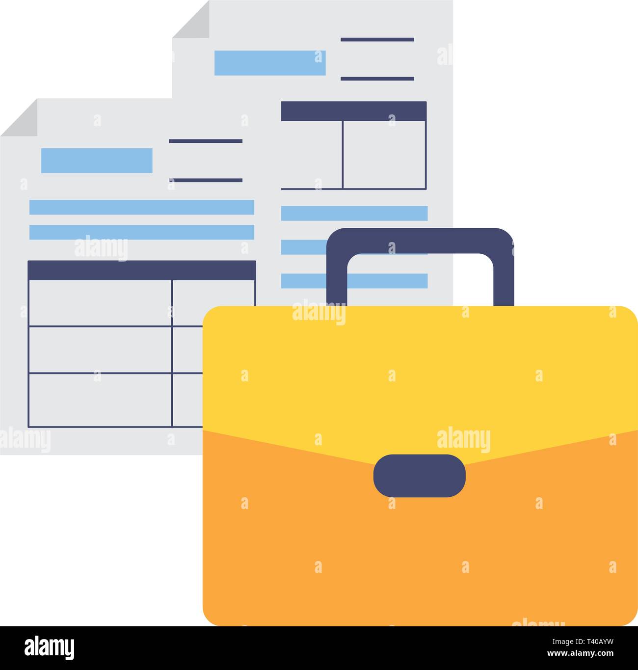suitcase forms tax payment Stock Vector Image & Art Alamy
